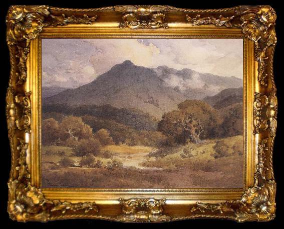 framed  Percy Gray Mt Tamalpais from the North (mk42), ta009-2